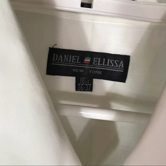 Daniel Ellissa Long Sleeve Ivory  Dress Shirt - Picture 5 of 8